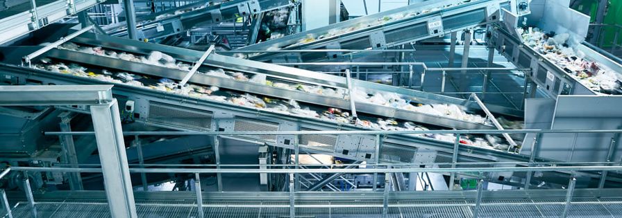 Moderne Recyclinganlage