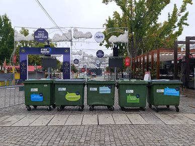 PreZero Portugal promove práticas sustentáveis na Feira de São Mateus_contentores recondicionados