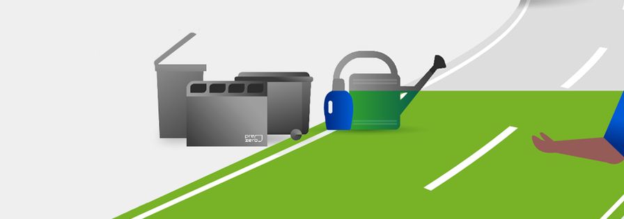 PreZero Waste Maturity Scan Header Illustration Menschen