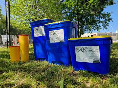 bacs déchets infectieux