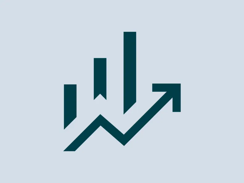 PreZero Icon Aufsteigendes Diagramm