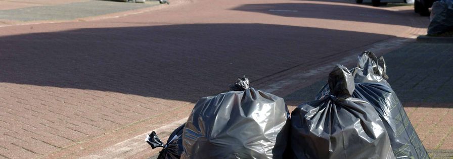 restafval in vuilniszakken